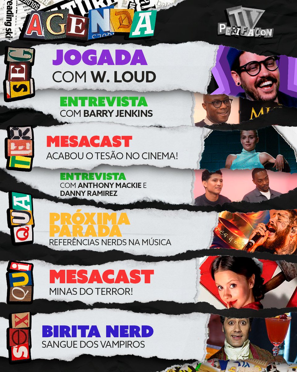 PerifaCon's tweet photo. Mais uma semana começando com programas inéditos na #TvPerifaCon, família! Vai ter @LoudWagner no #Jogada, entrevistas internacionais e até drink vampiresco. 👌🏽
Já se inscreve no canal e ativa o sininho que tá imperdível — o link tá na bio!
#PróximaParada #PerifaCon https://t.co/p9XdGmocvZ