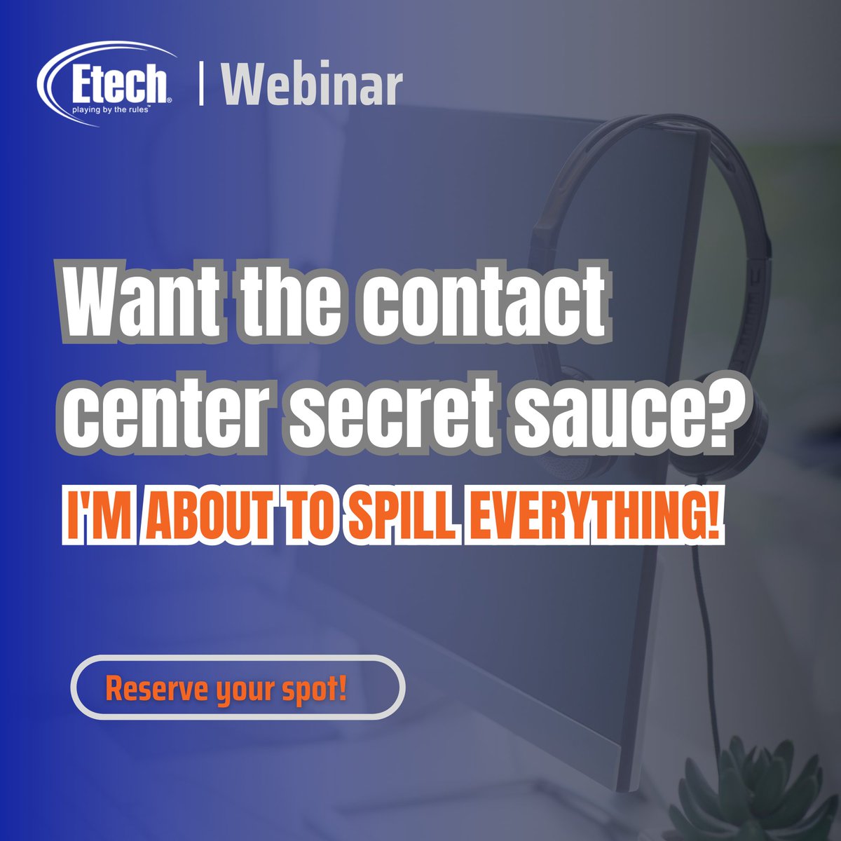 jiyoob's tweet photo. Tired of guesswork? Join @EtechGS  upcoming webinar where I'll spill the secret sauce on how top-performing contact centers leverage data to revolutionize customer experience.
🔗 https://t.co/ZYJB2eFFVM
📅 December 4th 
⏰ 1 PM CST 

#CXTransformation #CX https://t.co/KjyKd97s3m