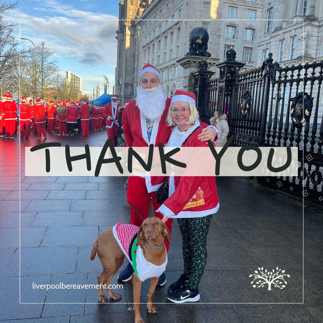 A big THANK YOU to everyone who supported our Santa Dash run! 🎅🧡 Donations are still open – every bit helps us provide free grief support. bit.ly/LBS-SantaDash24 #Gratitude #SantaDash