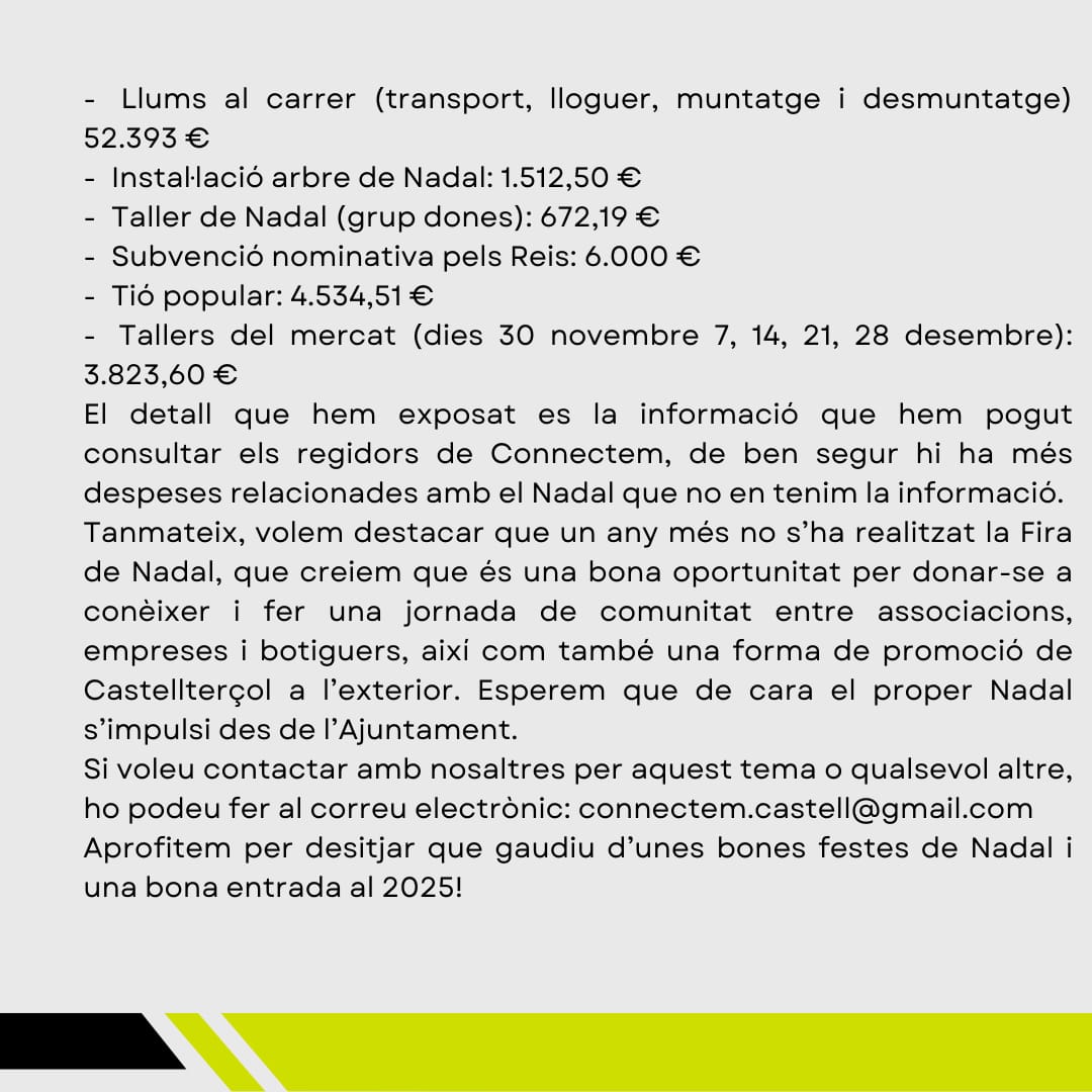 SomConnectem's tweet photo. Full d'opinió Desembre 2024
#Connectem #Castellterçol https://t.co/m6qSwwhMeM