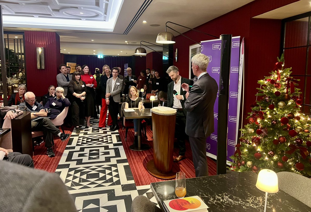 Great to be at the launch of friend and colleague <a href="/tomjonbrown/">Tom Brown</a>’s first book ‘The Mind of the Minister’ this evening - an insight into how we must improve the relationship between ministers and civil servants.

Get your copy from <a href="/BitebackPub/">Biteback Publishing</a> today: bitebackpublishing.com/books/mind-of-…