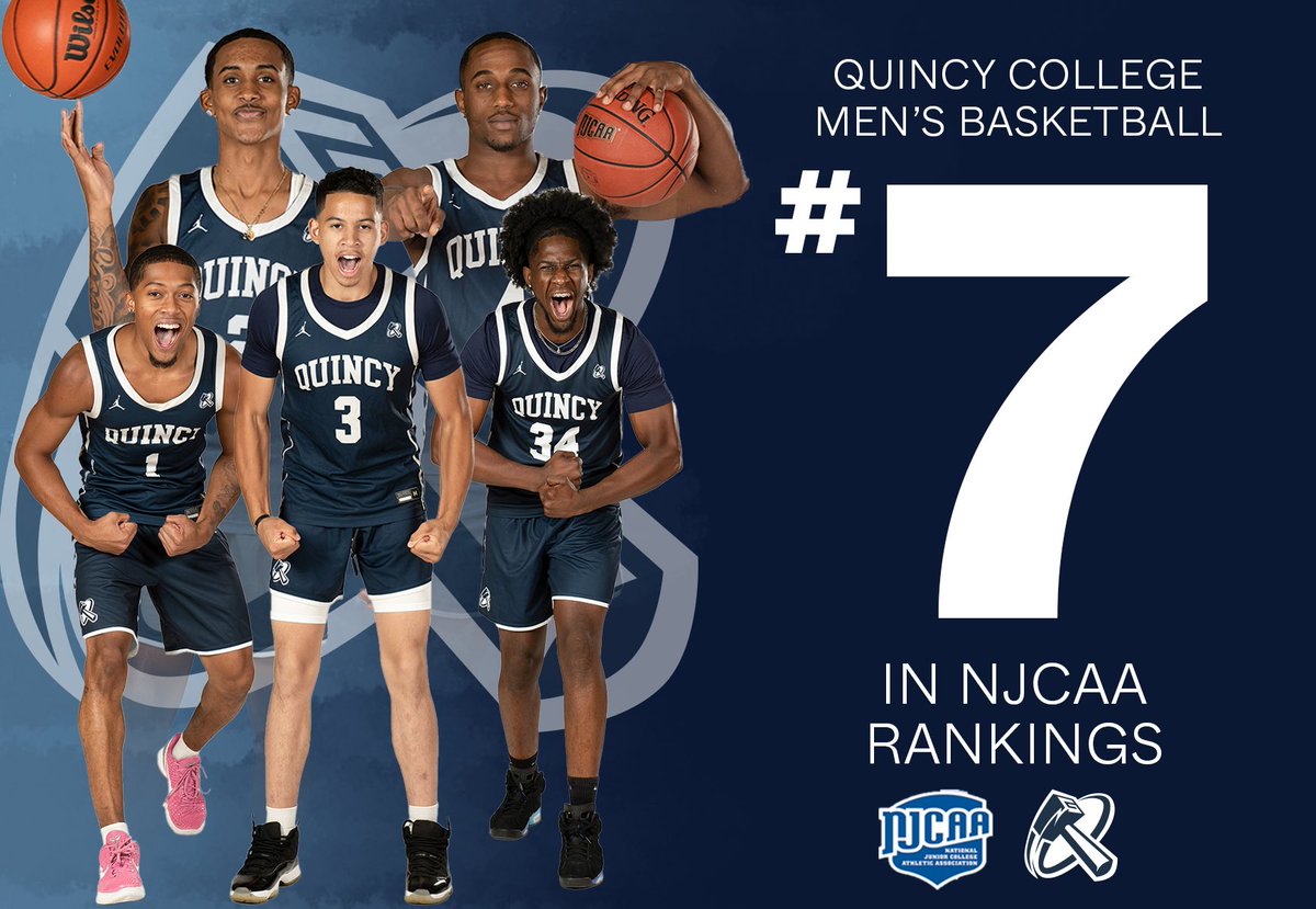 <a href="/QCMBB/">Quincy College Basketball</a> is ranked # 7th nationally! 

njcaa.org/sports/mbkb/ra…

#QCMBB #GoGranite