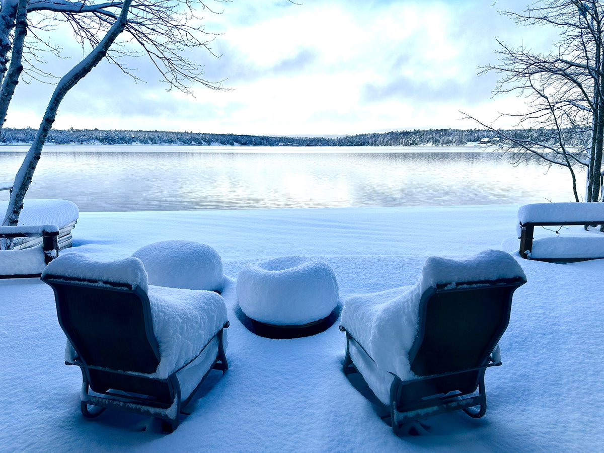 soverycleverMI's tweet image. Current POV. #blizzard #Michigan #MichiganProblems