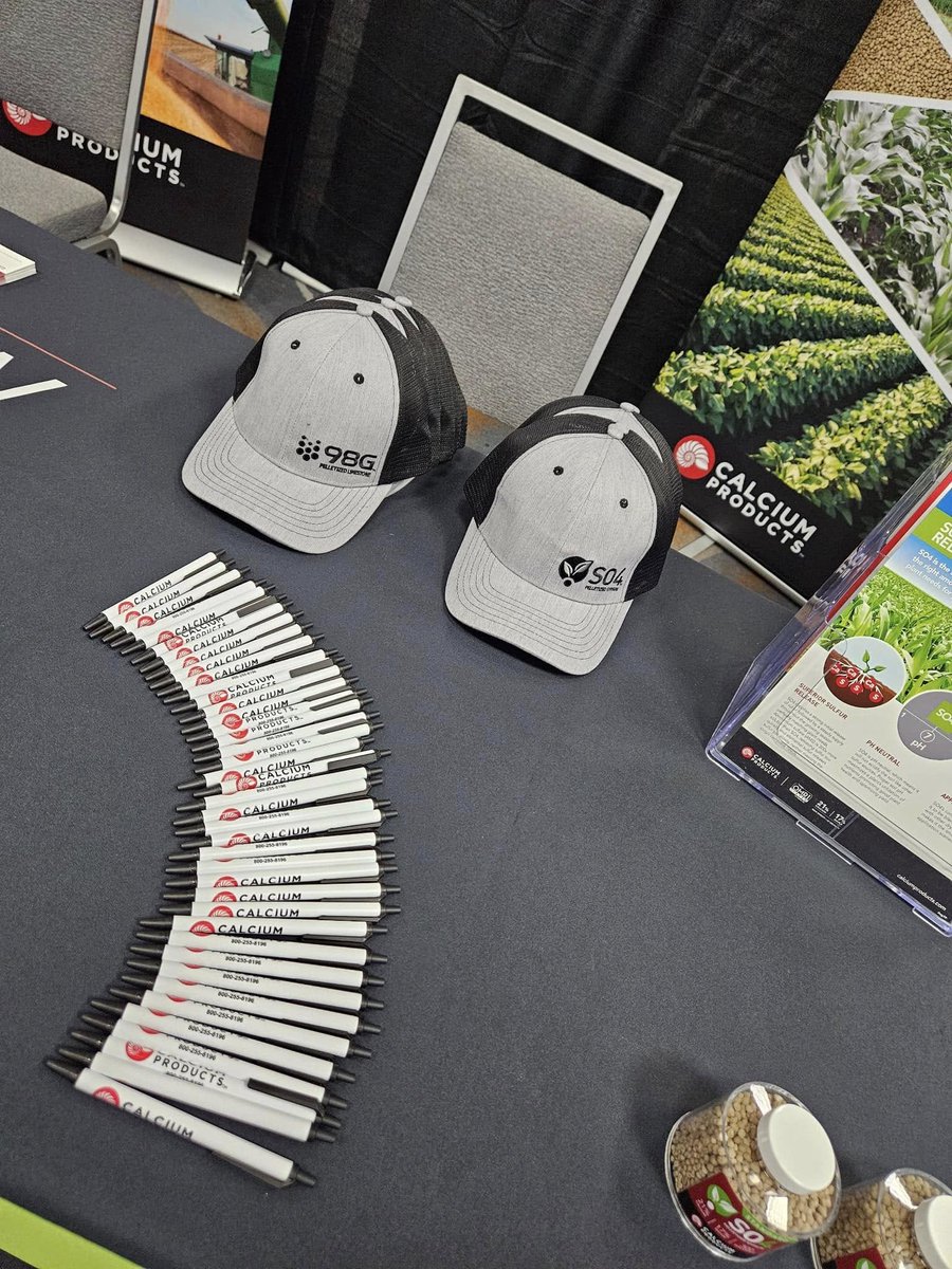 We are all set up and ready to go at the NDAA Agribusiness Expo. Be sure to stop by booth 52 and say hi to Mark Van Dyke! #calciumproducts #agriculture #agribusiness #northdakota