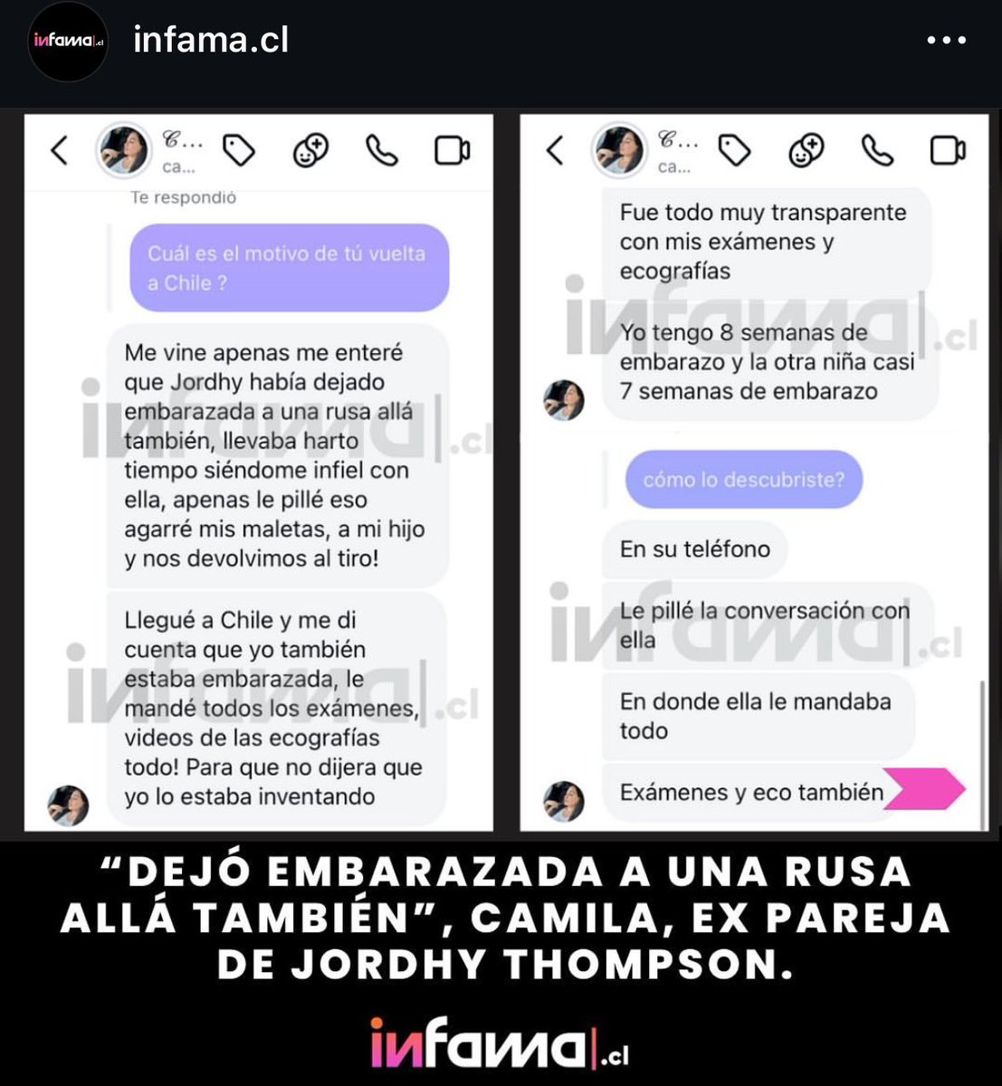 No hay caso con Jordhy Thompson.