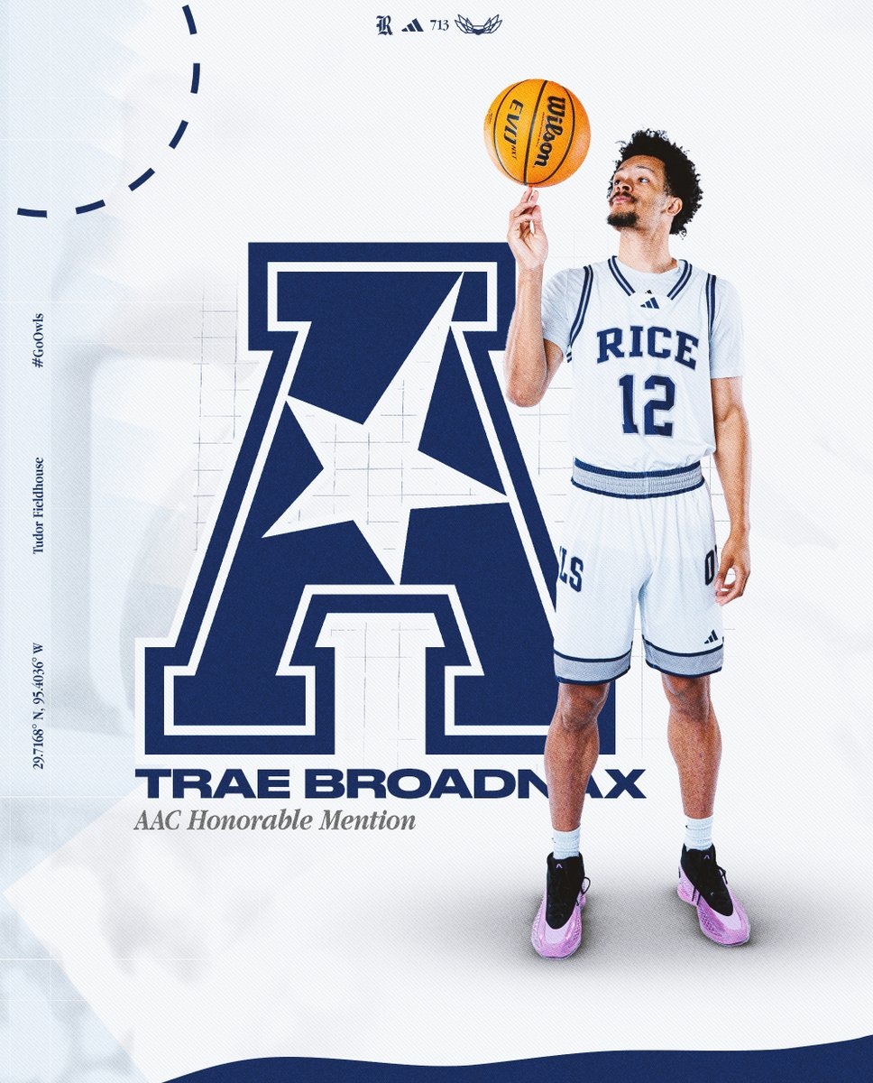 Broadnax Named AAC Honorable Mention

📰 » riceowls.co/MBB-Broadnax12…

#GoOwls👐