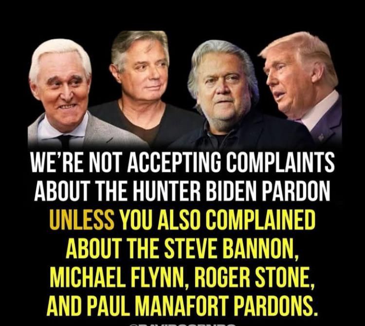 Watching the GOP meltdown over Hunter Biden's pardon is like watching a soap opera. The same folks who cheered on Trump's pardons are now clutching their pearls. #HypocrisyAlert #DoubleStandards #PoliticalTheater