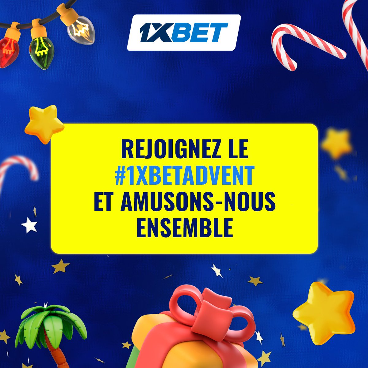 1xbet_bj's tweet photo. 🎁 Découvrez l’Avent de décembre avec #1xBet ! 🎄
Des cadeaux chaque semaine et des surprises incroyables vous attendent. 😍
Suivez nos actus, restez actif et déposez votre ID sous le post Avent pour tenter de gagner des prix incroyables ! ✨
#AventContest #1xBetFootball https://t.co/VzMlKrnESX