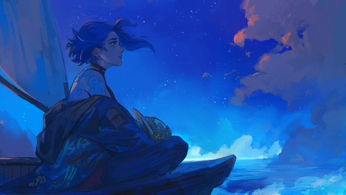 PapayouFR's tweet image. The missing end - PART 1 ☁️ 

4K versions and added on my inprnt shop /papayoufr 
#Arcane