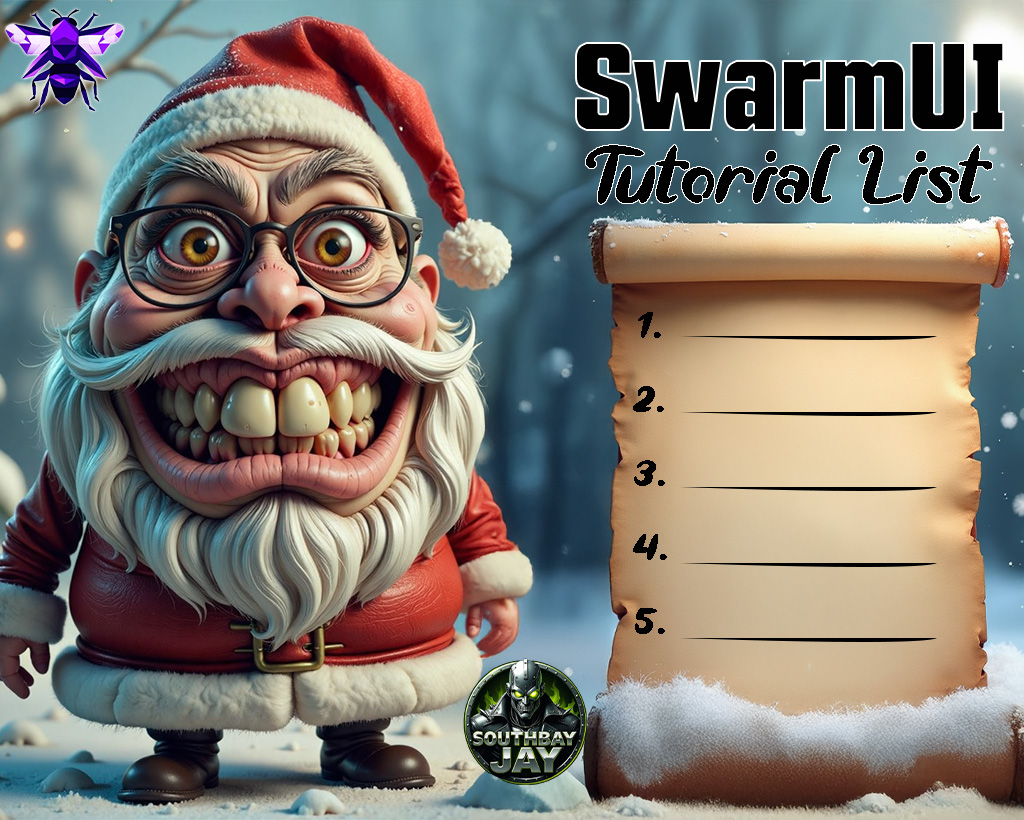 SouthbayJay_ai's tweet image. Make your SwarmUI tutorial wish list and send it to me, I&apos;ll do my best to get the subjects covered ASAP! #swarmui