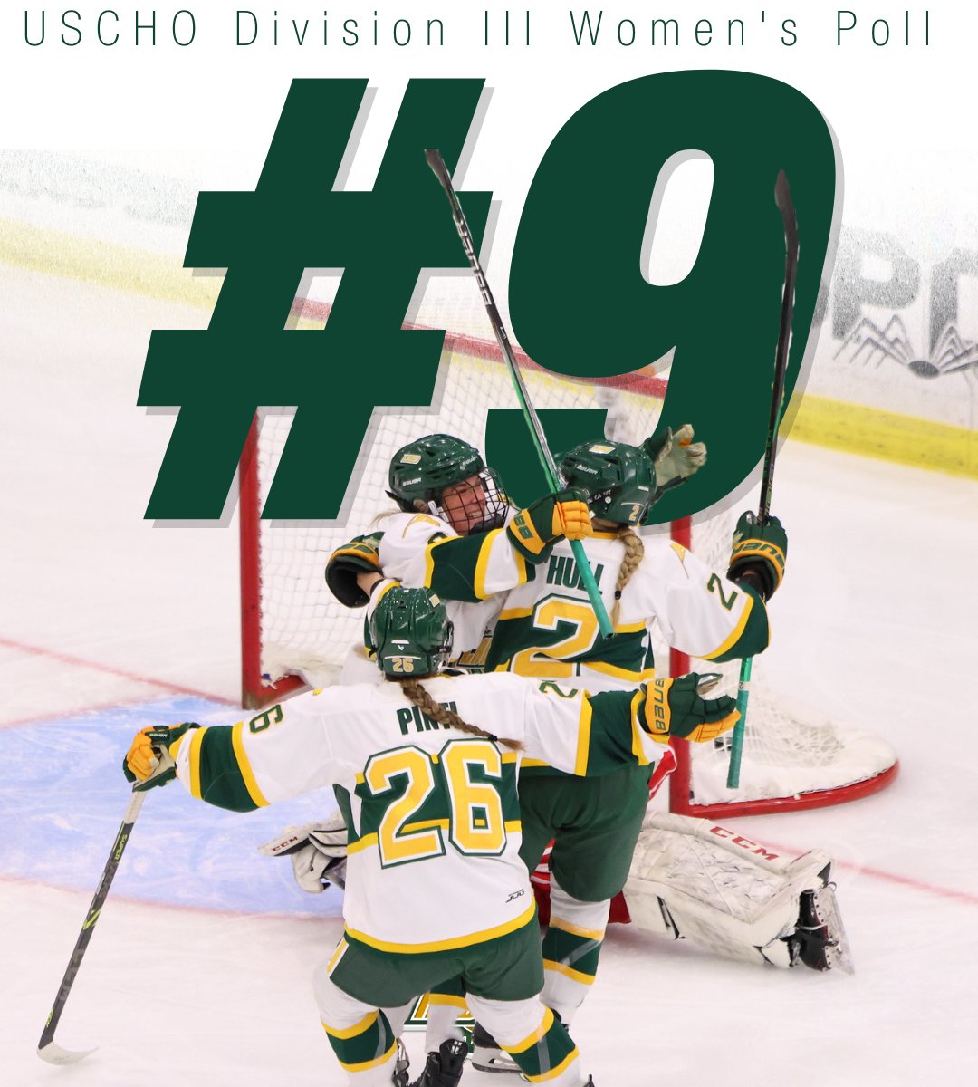 Another week, another new ranking! The Lakers women's ice hockey team has moved up to #9 in the USCHO Division III Women's Poll this week! The highest ranking in program history!

They return home this Friday at 7:00 PM to take on the Potsdam Bears in their annual Teddy Bear Toss