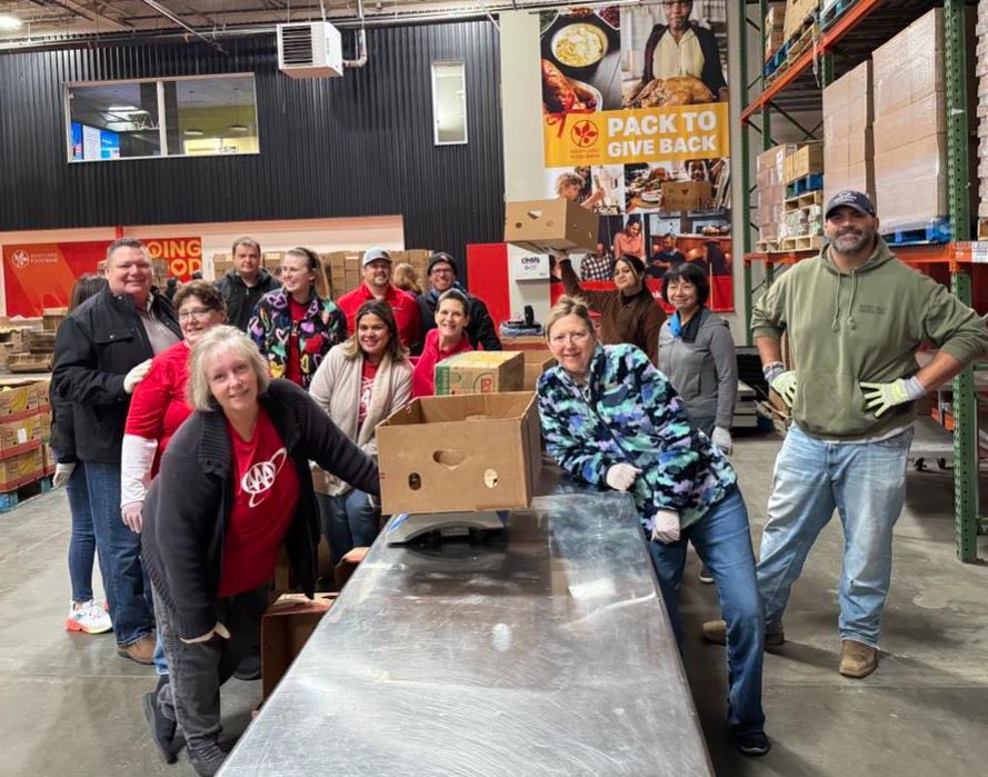 BelfastValley's tweet photo. Belfast Valley Contractor’s Inc., AAA Travel, and Maryland Food Bank packed over 200 boxes of meat and poultry products ready for distribution for families in Maryland. https://t.co/HkKmcZjLTM