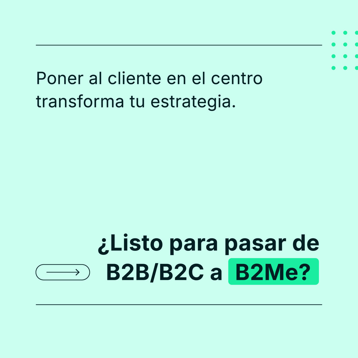 ConvertiaICA's tweet photo. 🤔¿B2B o B2C? Quizás es hora de pensar diferente.

Hoy, las estrategias de marketing más efectivas van más allá de los segmentos y se centran en algo mucho más poderoso: la persona detrás de cada decisión💡

➡️Descubre el potencial del B2Me

#Marketing #B2Me #B2B #B2C https://t.co/ss8DaB0PPh