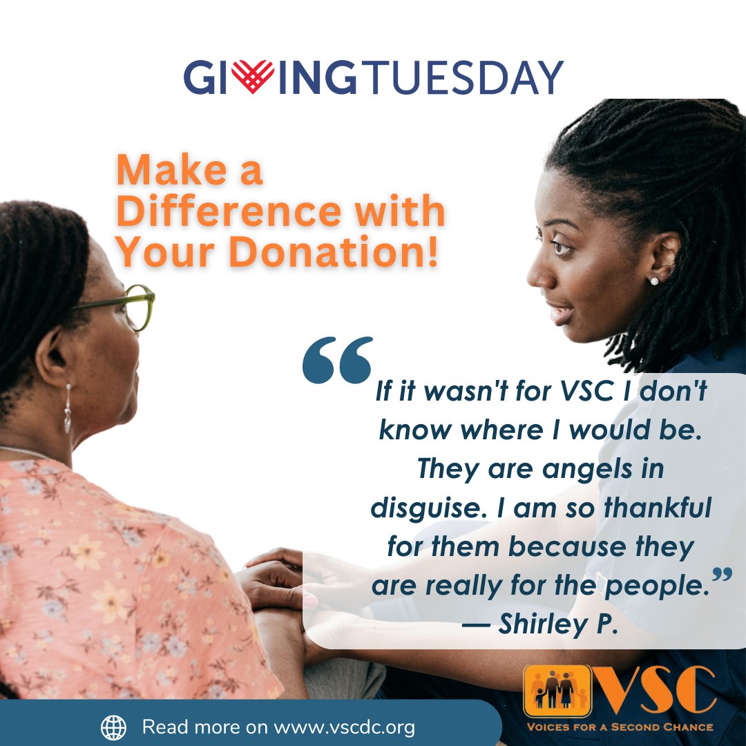 Please support Voices for a Second in helping our neighbors rebuild their lives after incarceration. 
🔗 to donate linktr.ee/voicesforaseco…  
Every bit helps! 💖 #GivingTuesday #Reentrymatters