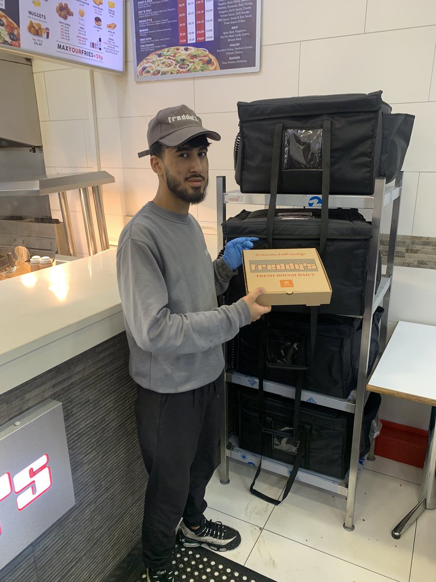 Freddys of Accrington now delivering their Fried Chicken &amp; Pizzas with Sweetheat Heated Delivery Bags sweetheat.co.uk #sweetheatheateddeliverybags #homedelivery #restaurant #hospitality #fried #friedchicken #hotfood #accrington #catering #chef #food #pizza #pizzeria