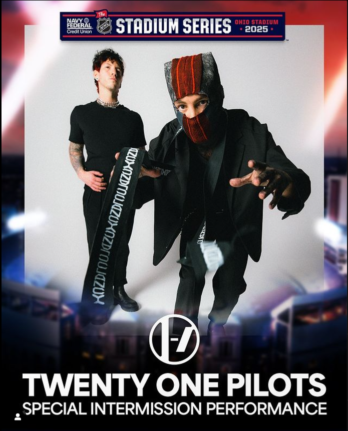 zeepalmerr's tweet photo. @twentyonepilots I know from experience that wearing the Nedsuit in the cold is a literal breeze. Consider bringing the big guy along! https://t.co/XuW4jmTTcj