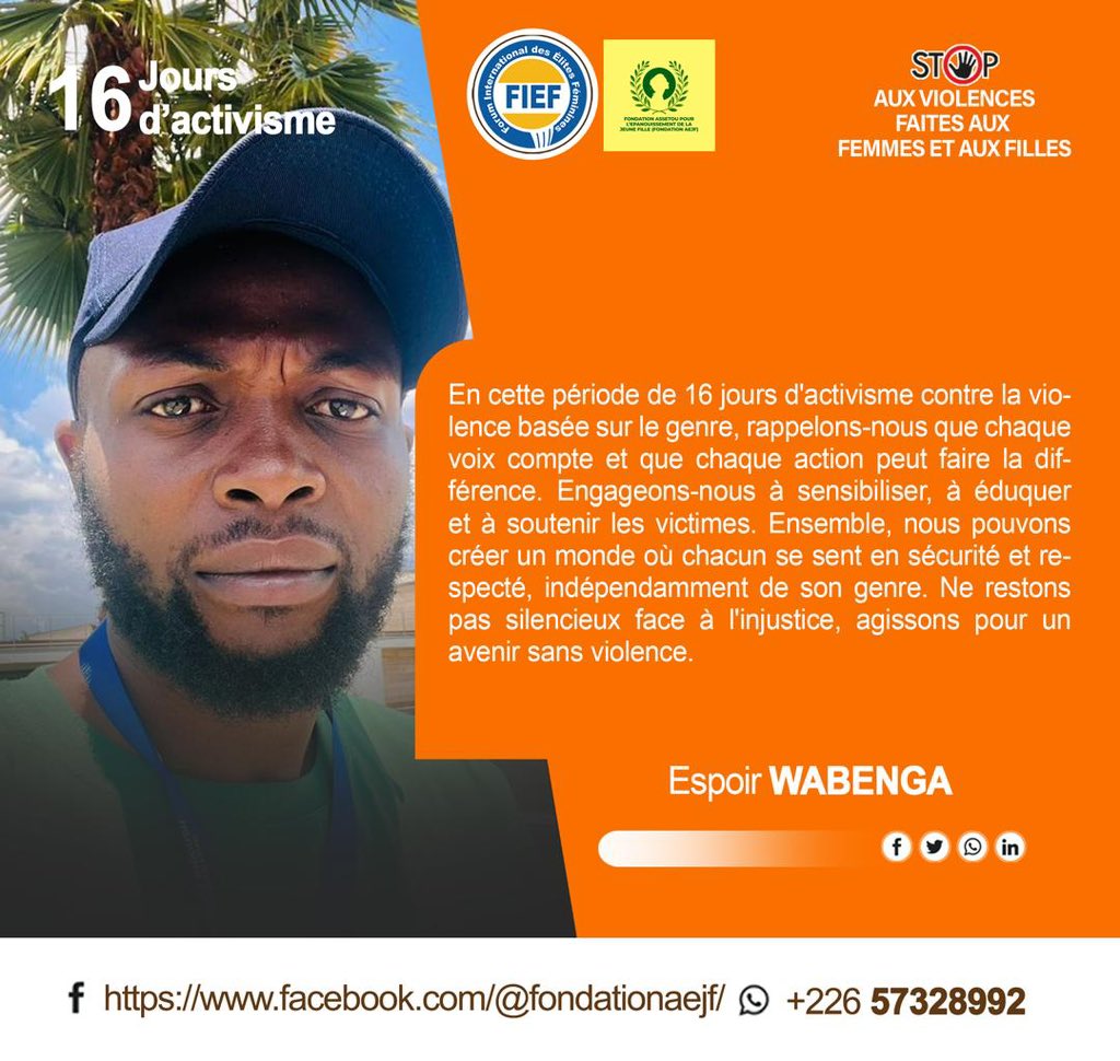As we celebrate 16 Days of Activism Against Gender-Based Violence, let us remember that every voice matters and every action can make a difference.1/2