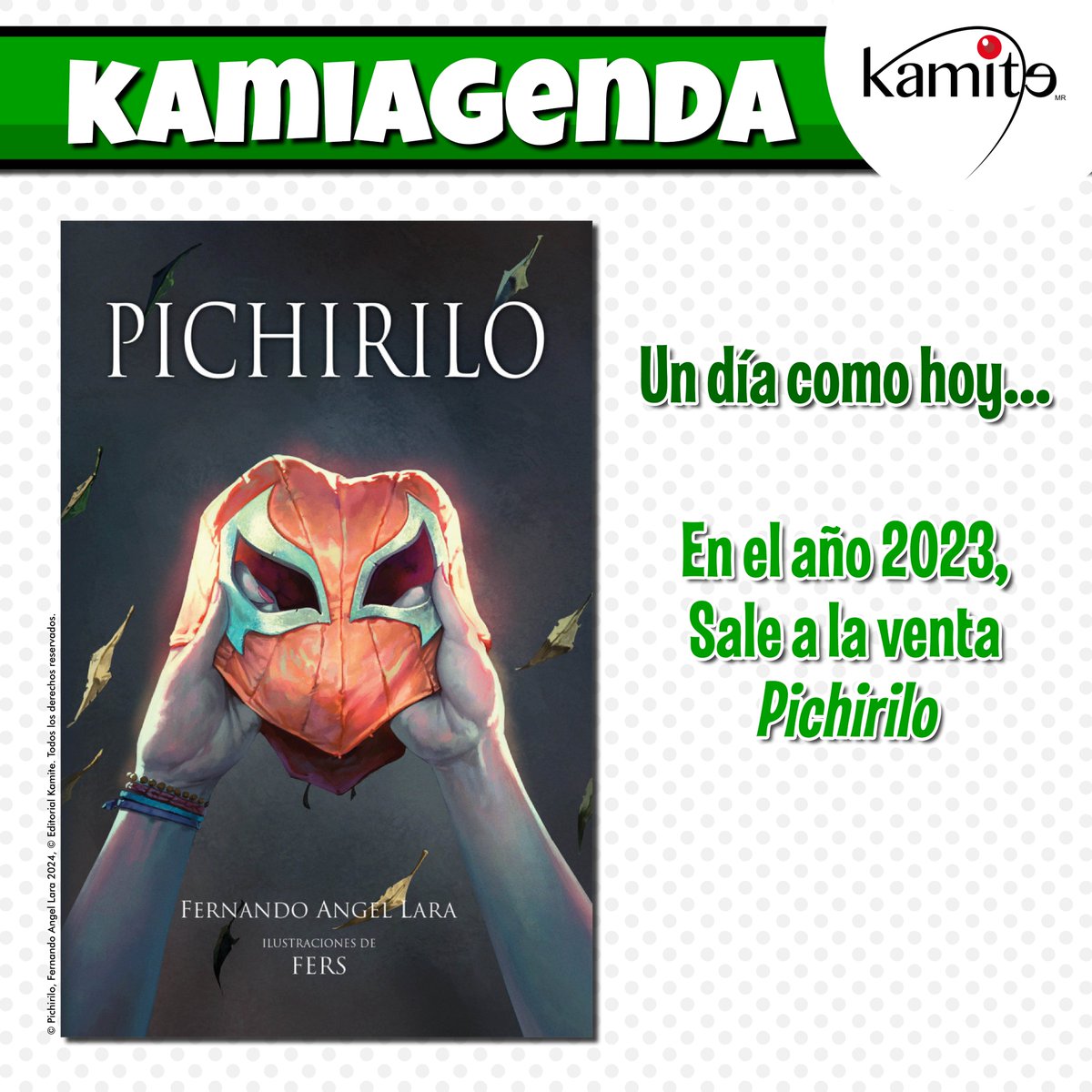 Kamite5's tweet image. ¡Hace un año comenzó la leyenda de #Pichirilo! 🫢🗓️
Gracias a #FernandoAngelLara por regalarnos una obra que combina suspenso y terror de manera magistral. 📖✨
Si aún no tienen este libro en sus manos 🤲🏻 ¿Qué esperan para descubrirlo? 👀🌙👉t.ly/OaZhC