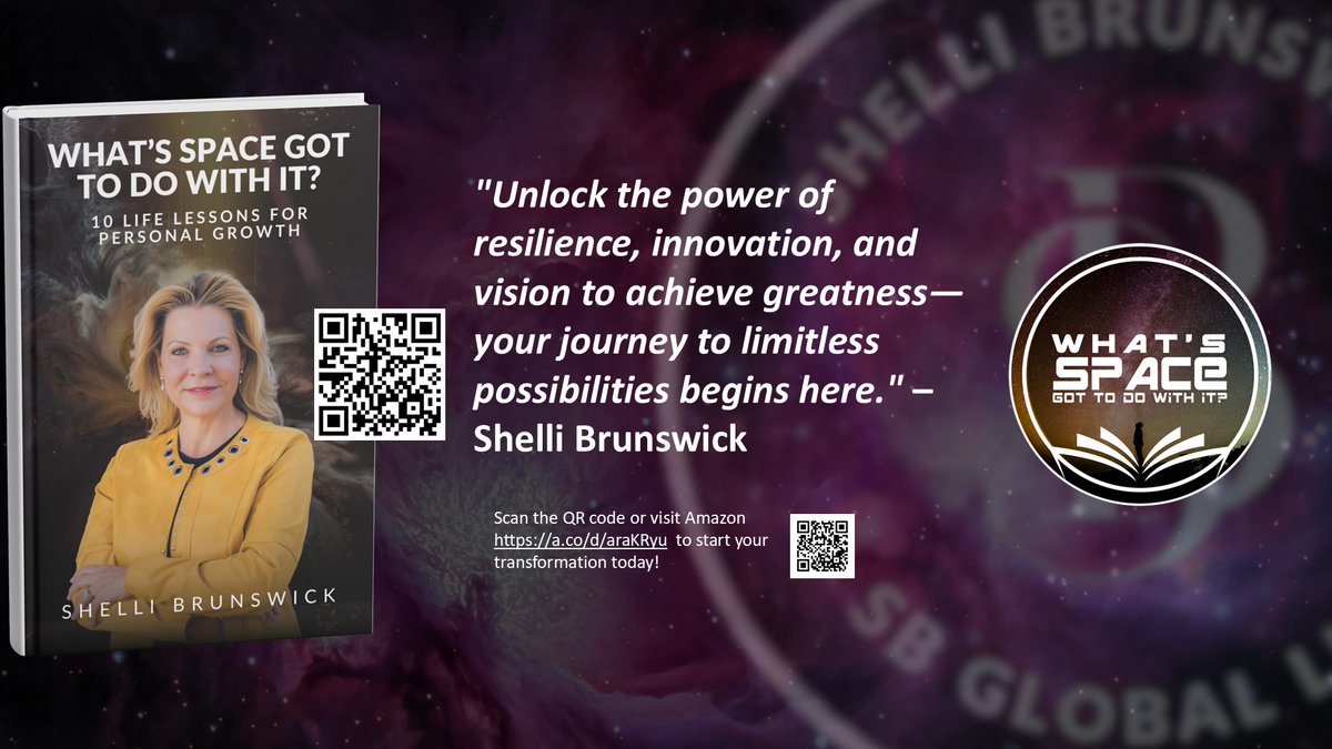 Unlock Your Potential with What’s Space Got to Do With It? 10 Life Lessons For Personal Growth

Kindle: a.co/d/cXa6oqT
US a.co/d/iP0E2AF

#Leadership #Resilience #Growth #WhatsSpaceGotToDoWithIt <a href="/WomenTechNet/">WomenTech Network</a> <a href="/IWFglobal/">International Women's Forum</a> <a href="/WIA_Europe/">Women In Aerospace - Europe</a> <a href="/WomeninAero/">Women in Aerospace</a> <a href="/GlobalWomenLdrs/">Global Women Leaders</a>