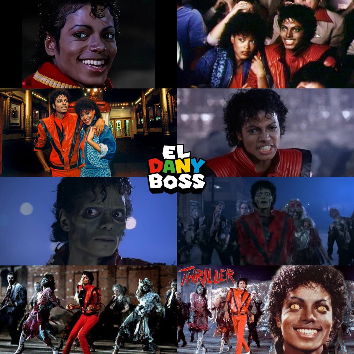 ElDanyBoss's tweet photo. Un día como hoy, pero hace 41 años, se estrenó el videoclip de 13 minutos "Thriller", marcando así el día en que Michael Jackson revolucionó y cambió la industria para siempre. 😱🔥 #Thriller41 #MJLegend #KingOfPop https://t.co/fo9eGcKZqU