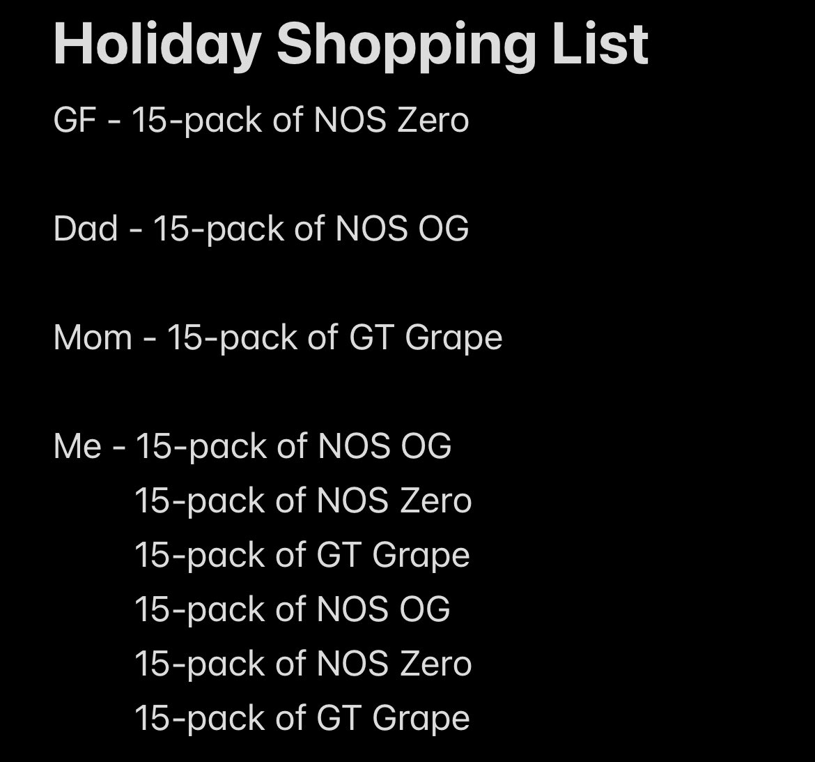 Give the gift of energy this year. 

Order now <a href="/amazon/">Amazon</a> via the linkinbio.

#NOSEnergy // #GetAfterIt // #amazon