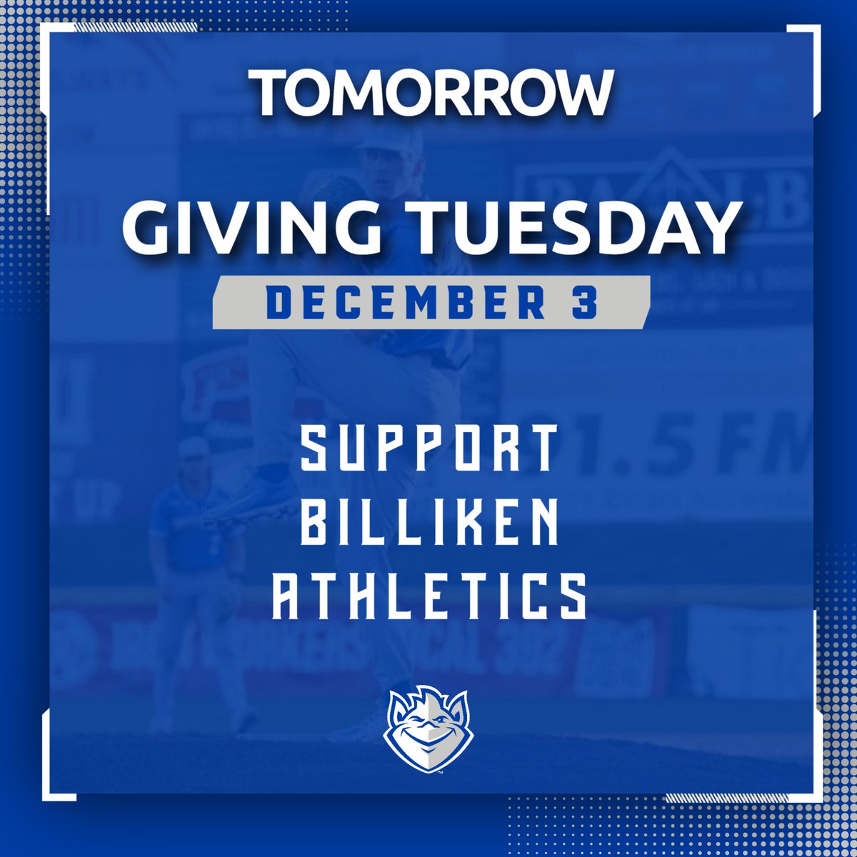 Billiken Club (@billikenclub) on Twitter photo Tomorrow is #GivingTuesdayAtSLU! Every dollar raised supports more than 400 <a href="/SLU_Billikens/">Billiken Athletics</a> student-athletes and spirit groups. We hope you consider making a gift!
Go Billikens!
rb.gy/cygweo Tomorrow is #GivingTuesdayAtSLU! Every dollar raised supports more than 400 <a href="/SLU_Billikens/">Billiken Athletics</a> student-athletes and spirit groups. We hope you consider making a gift!
Go Billikens!
rb.gy/cygweo