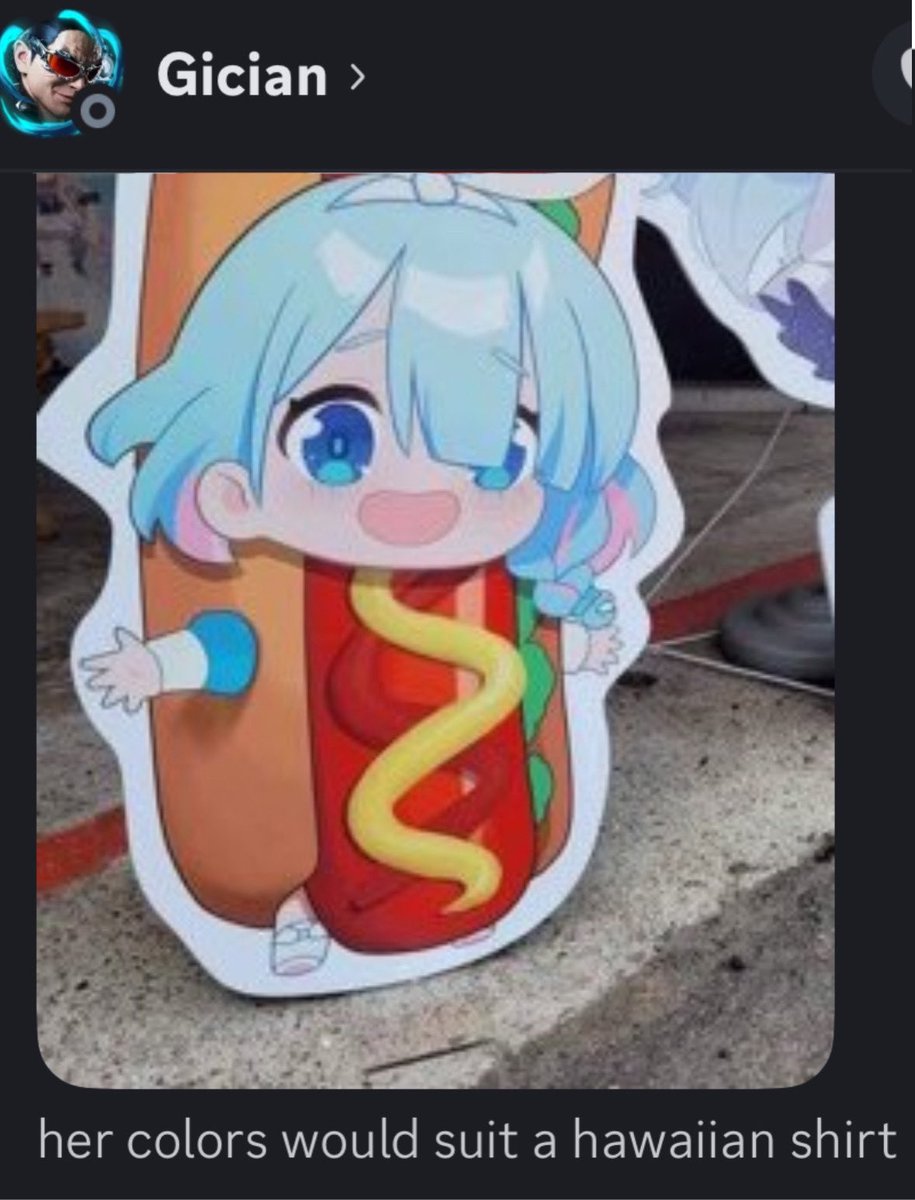 GachalohaSHIRTS's tweet photo. 100 retweets and I will make an arona hotdog themed shirt (and actually try) https://t.co/4U80FG2agv