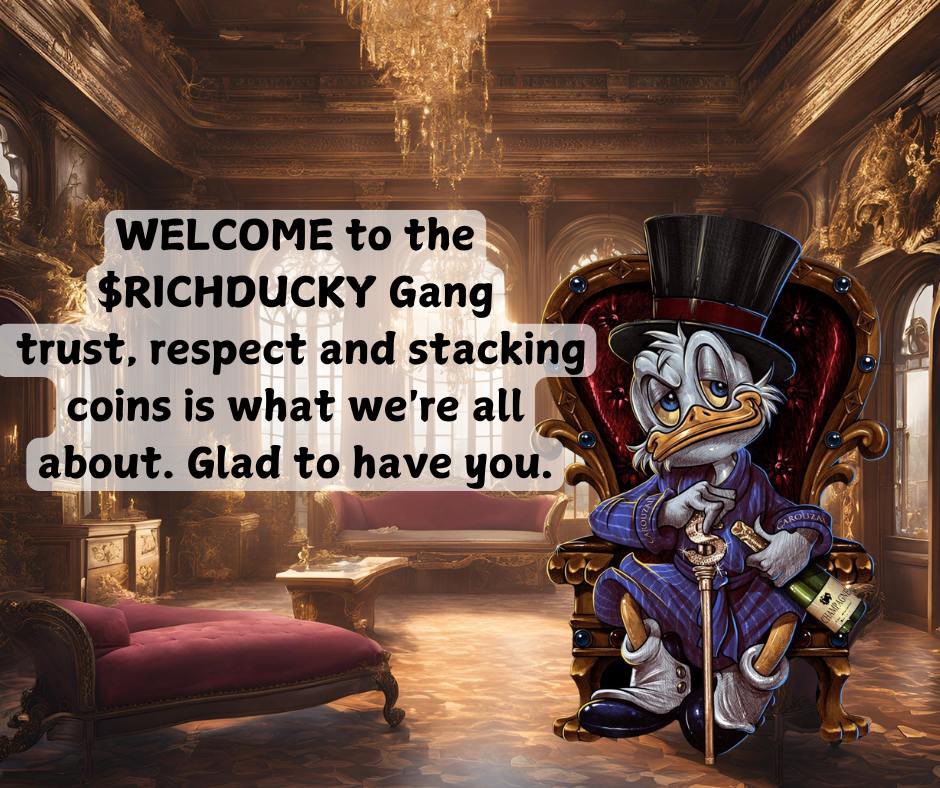 <a href="/elonmusk/">Elon Musk</a> <a href="/DOGE/">Department of Government Efficiency</a> What abouth buy rich coins like this gem @richduckycoin 💎💥

Ca: HwKrMQu3rSrwJdrcmuvQLGhVdxFiRVrGY5b9BTpJcY3G

dexscreener.com/solana/4jrXqcC…

Tg: t.me/richduckycoin