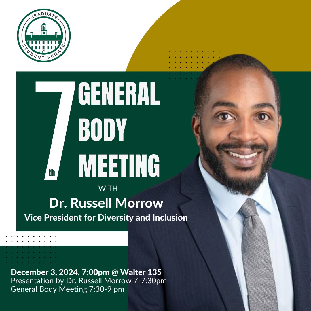 🚀 Don’t miss out our final GBM happening tomorrow December 3rd at Walter 135. We’re honored to host Dr.Morrow for an engaging discussion on promoting inclusivity and equity at Ohio University 🌎🤝🏾

See you there at 7:00pm prompt ! 

#diversityandinclusion
