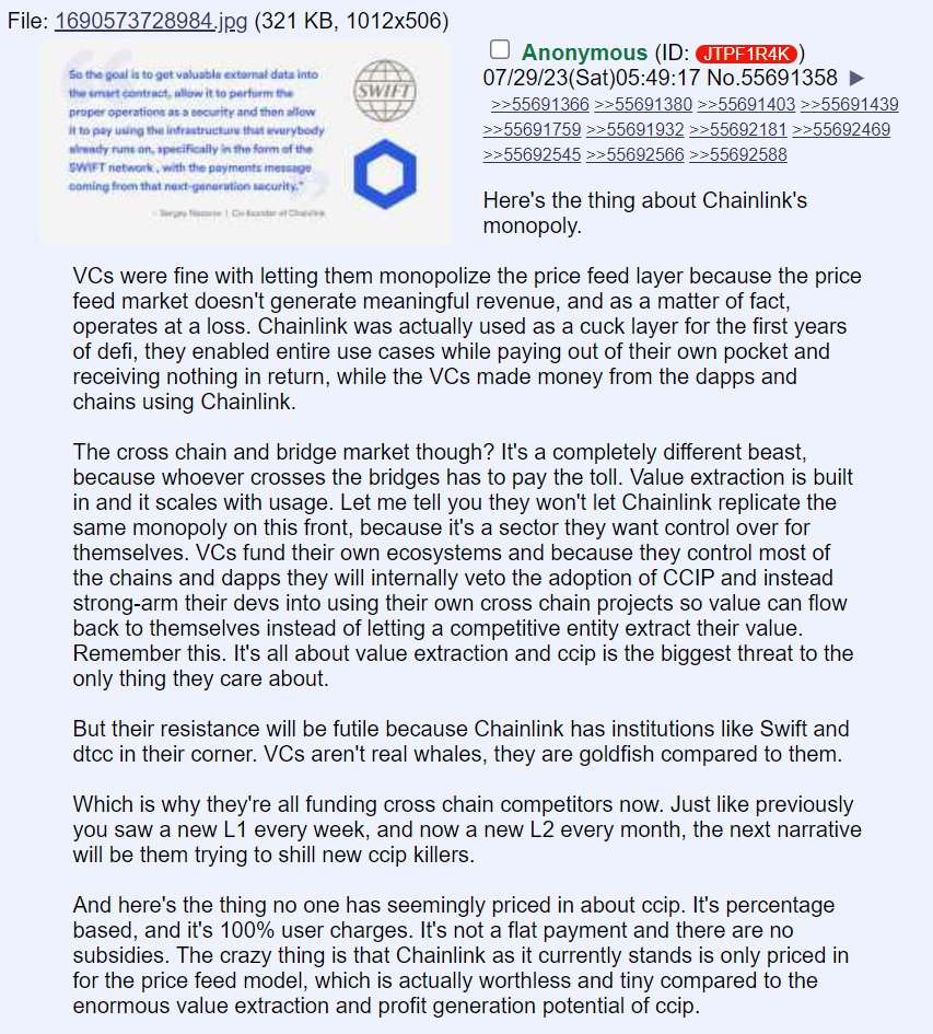 CryptoFNewsDE's tweet image. If you are wondering why #chainlink is pumping - read the alpha 👁️

$link