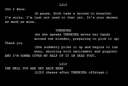 CassandrasChaos's tweet photo. Posting more of my #playwrighting I did on stream. I straight up love these two cutie murderers I wrote. Once again feedback is ALWAYS appreciated on my #writing. https://t.co/tLXEts38Gf