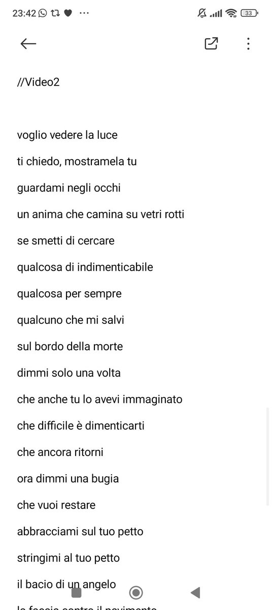 almufuli10's tweet photo. qua avete il testo con la traduzione del secondo video qua 🫂
mi scuso se c'è qualche cosa sbagliata #irama #iramaforum https://t.co/OgcvdSCAlj