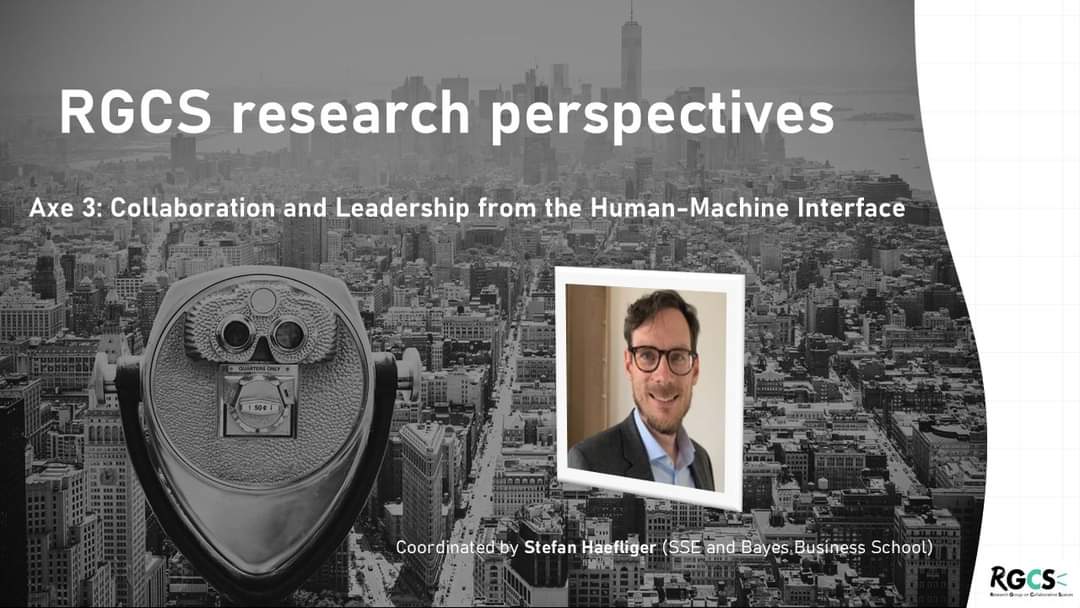 Coll. Spaces (RGCS) (@collspaces) on Twitter photo 👉 Discover axe 3 of the RGCS: Collaboration and leadership from the Human-Machine interface, coordinated by <a href="/HAEFLIGER/">stefan haefliger</a>. More information here: rgcs-owee.org 👉 Discover axe 3 of the RGCS: Collaboration and leadership from the Human-Machine interface, coordinated by <a href="/HAEFLIGER/">stefan haefliger</a>. More information here: rgcs-owee.org