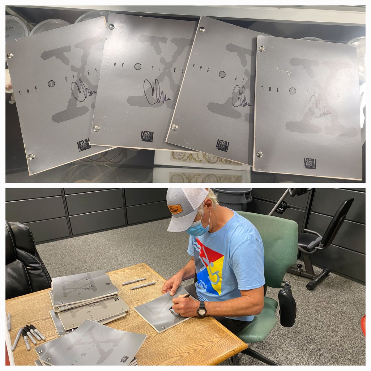 XFilesMuseum's tweet photo. Down to the last four of Chris Carters Personal Autographed Scripts 

https://t.co/7FGSTXfdLA https://t.co/1m0UMvbrA8