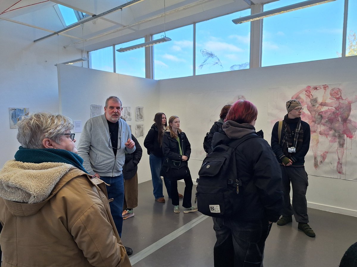 Thank you to Lecturer Michael Agnew at Gray's School of Art for giving our art students a tour of the art school &amp; sharing information about courses. We also had the chance to meet up with former <a href="/WestLoCollege/">West Lothian College</a> art students, see work on display &amp; speak with final year students.