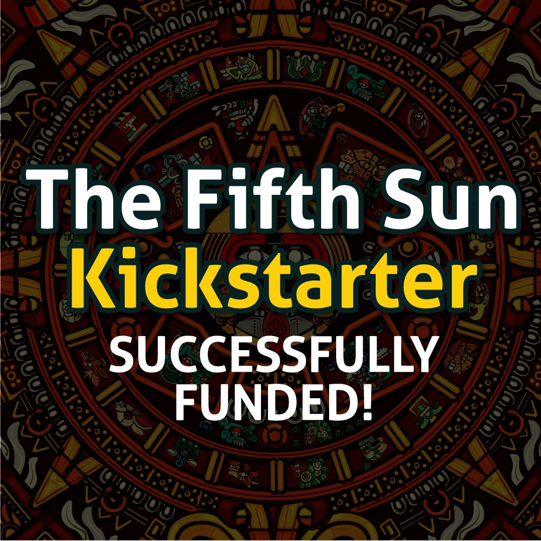 We have done it!

Our Fifth Sun Kickstarter project has been successfully funded!

The late pledge options are available for this project and you can still support up until when production begins for the pins. Click the link in my bio to back the project. 

#kickstarter #aztec