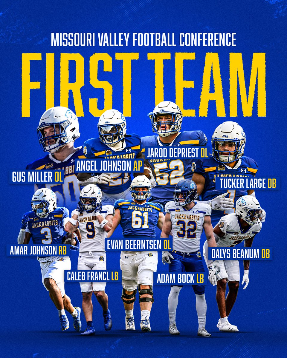 MVFC: 𝐅𝐈𝐑𝐒𝐓 𝐓𝐄𝐀𝐌

#GoJacks 🐰🏈
