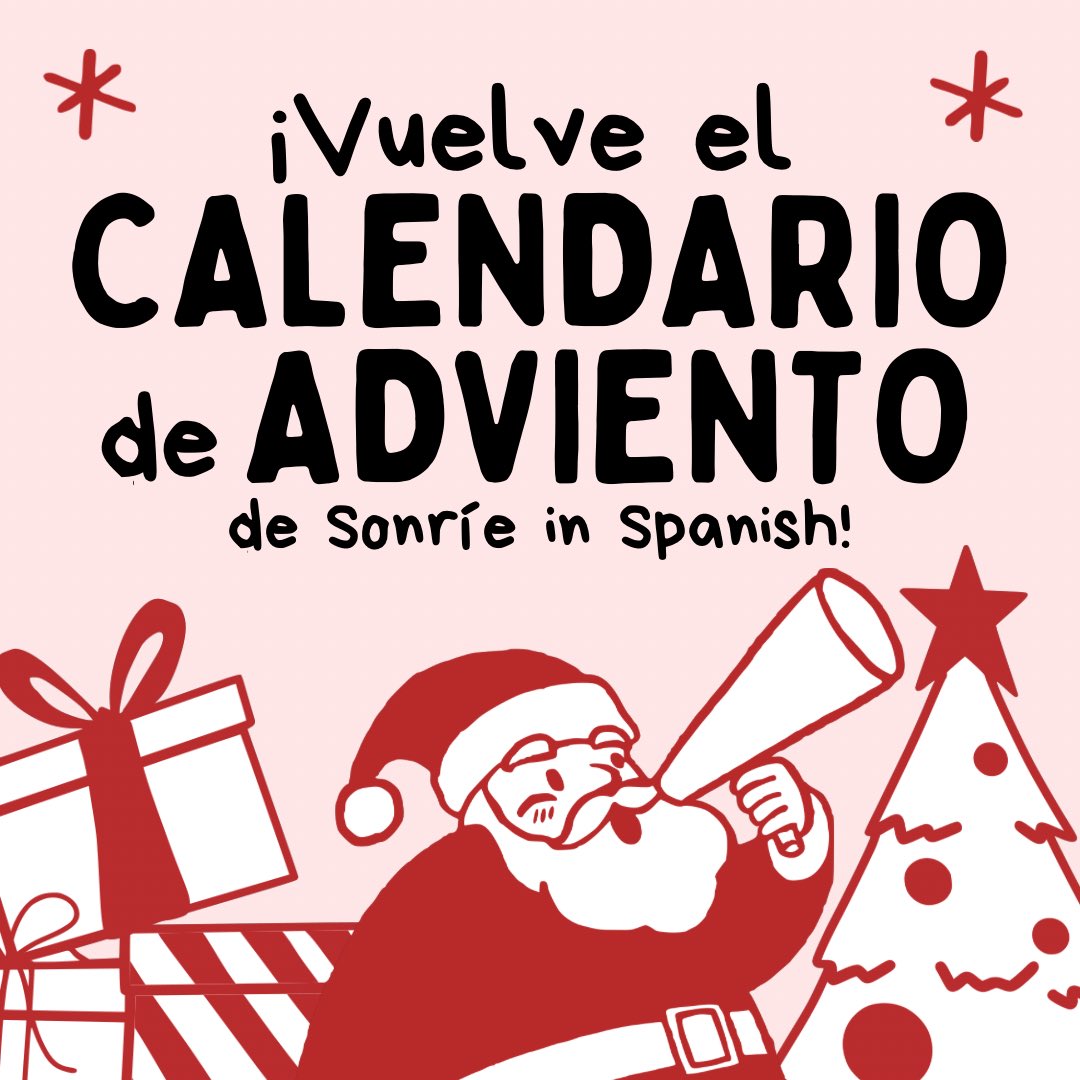 sonrieinspanish's tweet image. Our Advent Calendar is out with the first resource! 🥳🎄✨ For a limited time we’ll be sending this bundle for the new GCSE. Like & RT this post before 20:30h (London GMT) to be in! We’ll then send you the link. Ensure you download it before 20:30pm! ¡Hasta mañana! 🥰