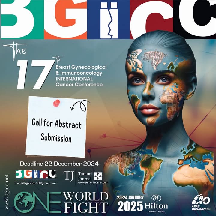 𝐭𝐡𝐞 𝟏𝟕𝐭𝐡 𝐁𝐆𝐈𝐂𝐂 𝐂𝐨𝐧𝐟𝐞𝐫𝐞𝐧𝐜𝐞 in collaboration with 𝐓𝐮𝐦𝐨𝐫𝐢 𝐉𝐨𝐮𝐫𝐧𝐚l  Accepted abstracts will be published in a special supplement
Abstract  Deadline: 
December 22, 2024   bgicc.net/forms/abstract…

#ESMO
#ASCO
#ESGO
#ESSO
#ESO