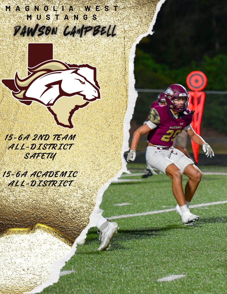 Congrats to Dawson Campbell on being selected to 2nd Team All-District!