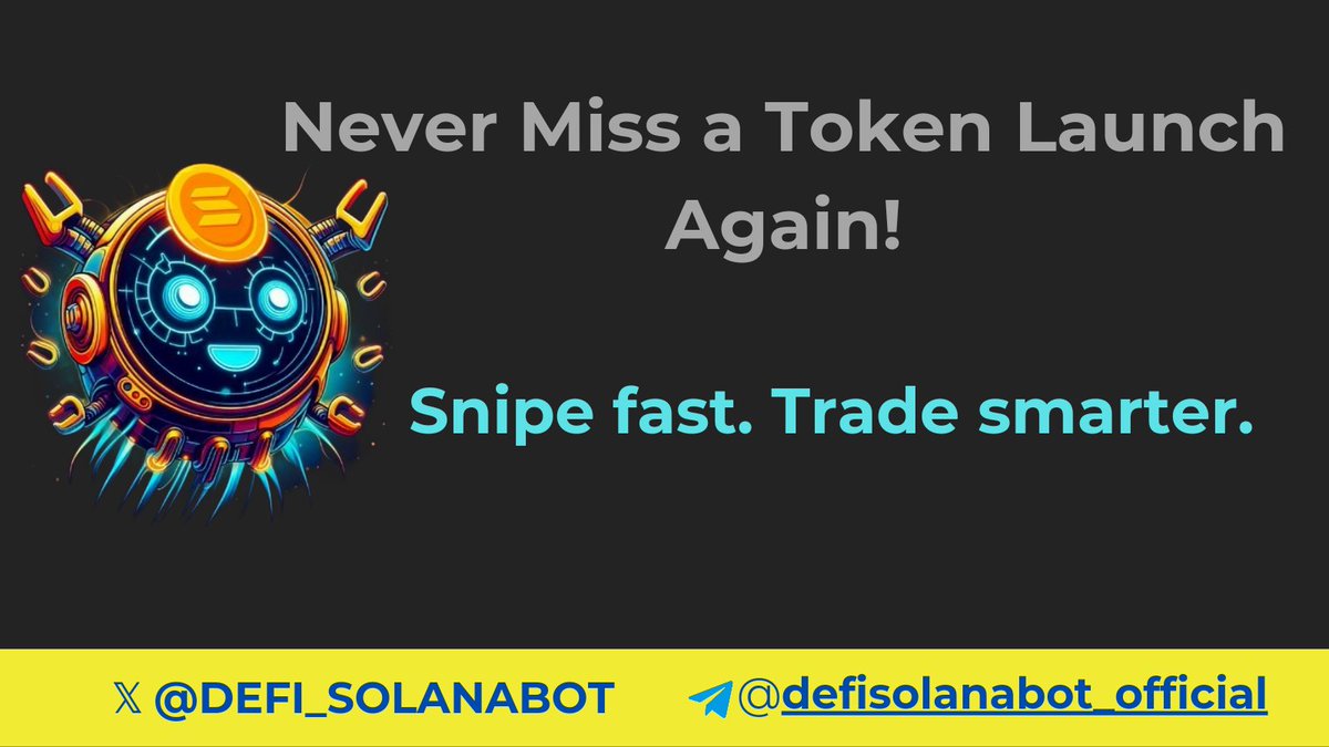 JaideepSN's tweet photo. Missed token launches? Not anymore! ๐ฏ
#DeFiSolana Botโs ๐๐ฃ๐๐ฅ๐๐ง ๐๐ง๐๐๐๐ฃ๐ feature tracks 15+ ๐ฉ๐ค๐ ๐๐ฃ๐จ ๐๐๐๐ก๐ฎ, so you can snipe at the right moment & secure profits early.
๐ง๐ถ๐บ๐ถ๐ป๐ด ๐ถ๐ ๐ฒ๐๐ฒ๐ฟ๐๐๐ต๐ถ๐ป๐ด. ๐ฅ https://t.co/vmuy2OtXVt