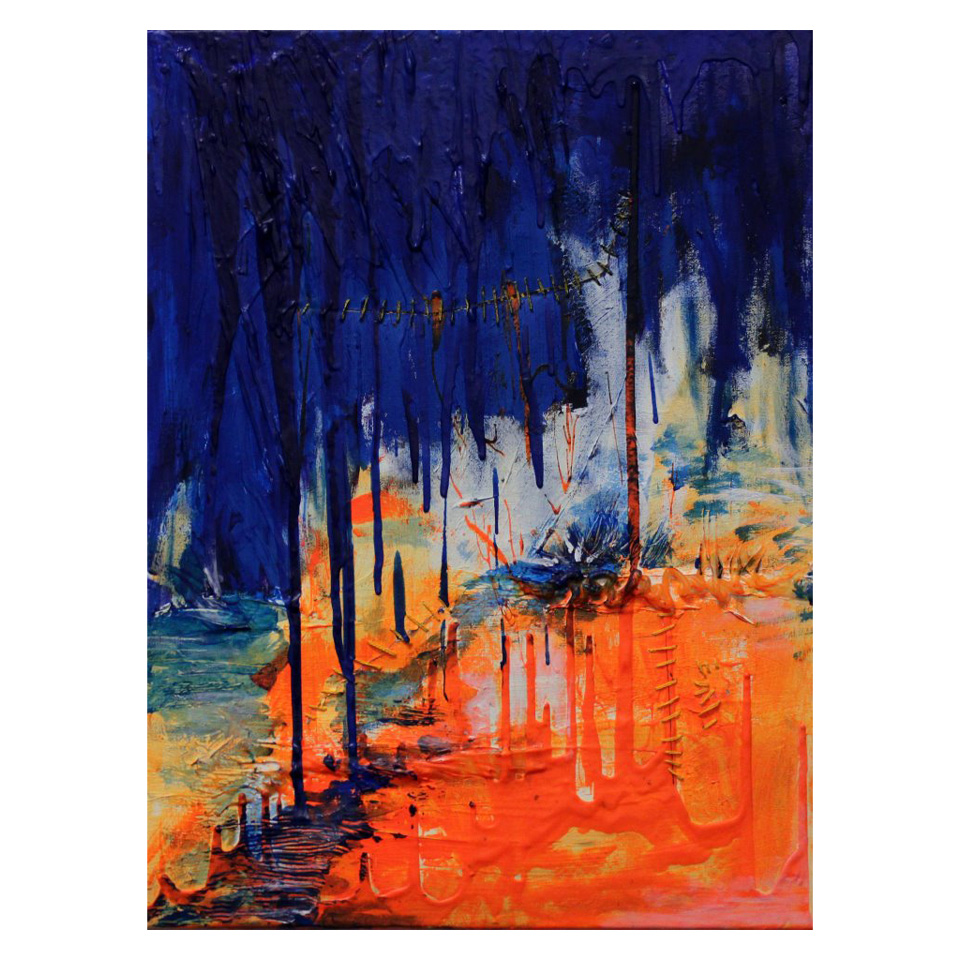 A little late jumping in to #Artadventcalendar but it's never too late to start something :)

For today - a classic - Flood. Mixed media on canvas.

#painting #NaturalDisaster