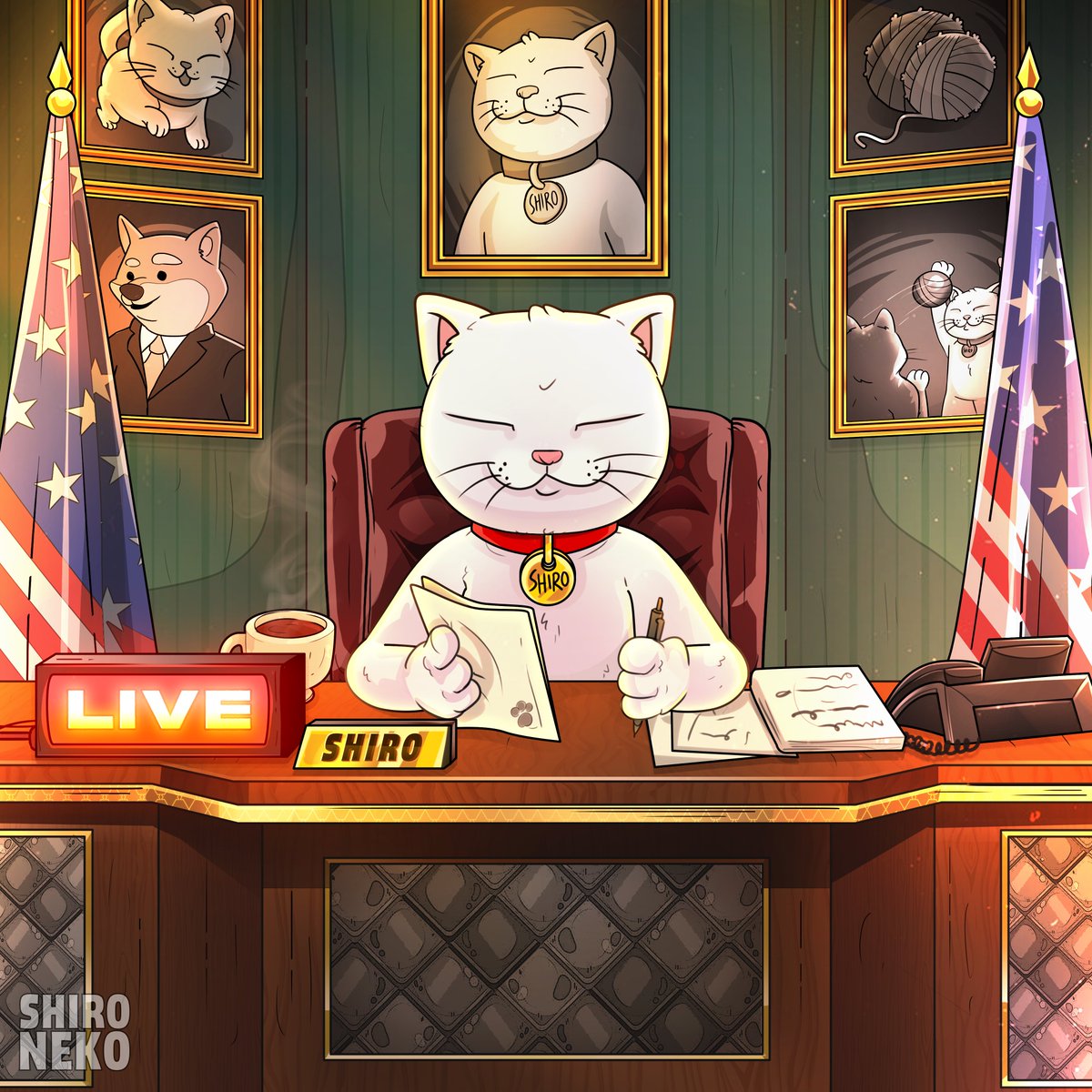 shiro's tweet image. $SHIRO on ETH is now officially live! The official Shiro Neko contract is below👇🏼

0xb0AC2b5a73da0e67A8e5489Ba922B3f8d582e058

Any other contracts are a scam, please be diligent🚨