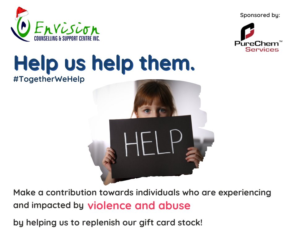 envisioncsc's tweet image. 🎁 Help us help them.

Supporting our Gift Card Campaign makes a difference for individuals and families in need who have experienced or been impacted by violence across Southeast Saskatchewan. 🎄

envisioncounsellingcentre.com

Let’s lift up our community, one gift card at a time. 💌