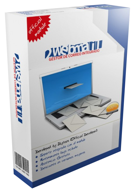 El módulo 2Webmail es un gestor de correo totalmente integrado con el #erp #crm #Dolibarr. Este módulo te permitirá enviar y recibir correo quedando todo registrado en Dolibarr ow.ly/T7zv50J2rmj #OrgullososDeSerSencillos