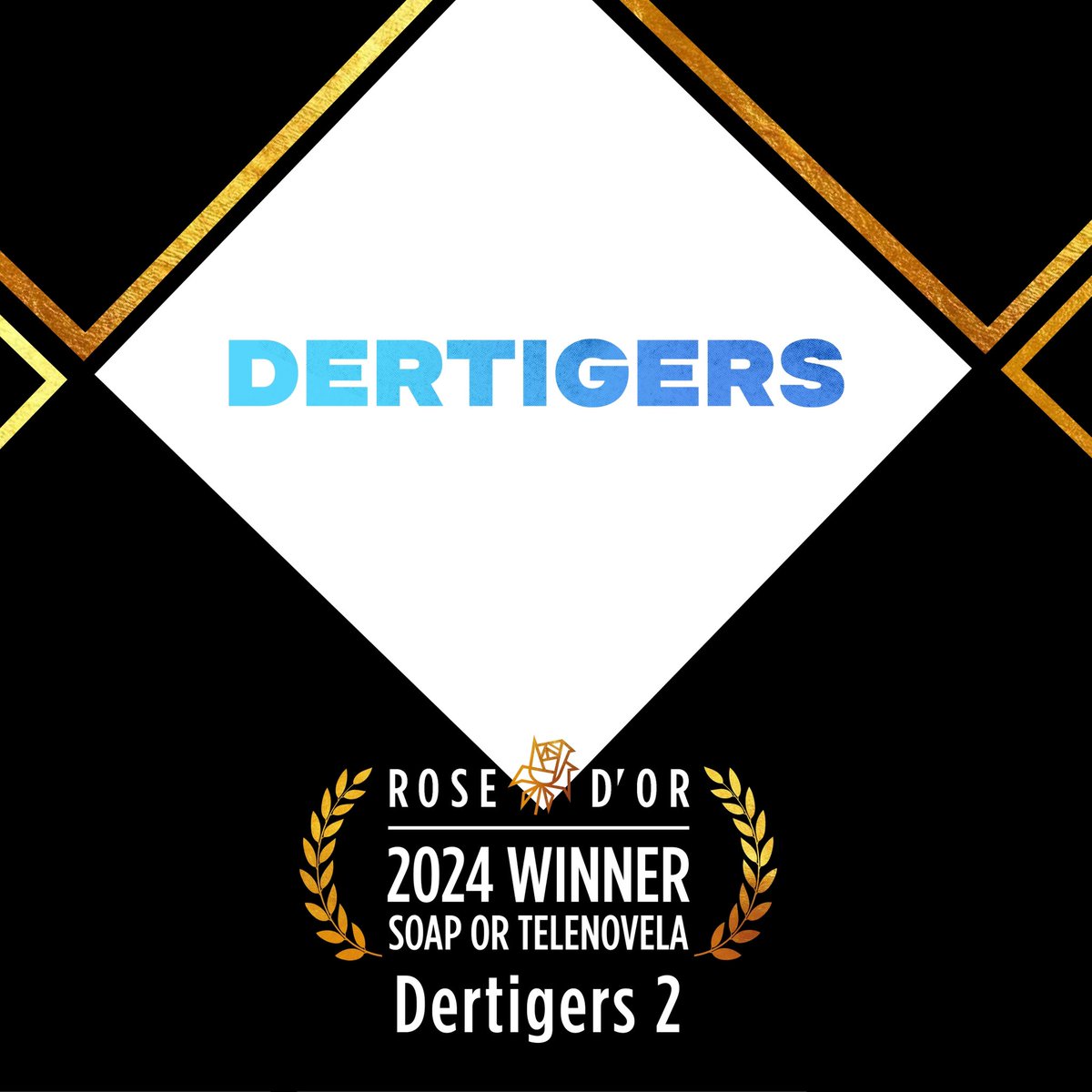 Congratulations to Dertigers 2, Winner of the Rose d’Or Award for Soap or Telenovela
#RosedOrAwards #Rosedor #awards #dertigers2
