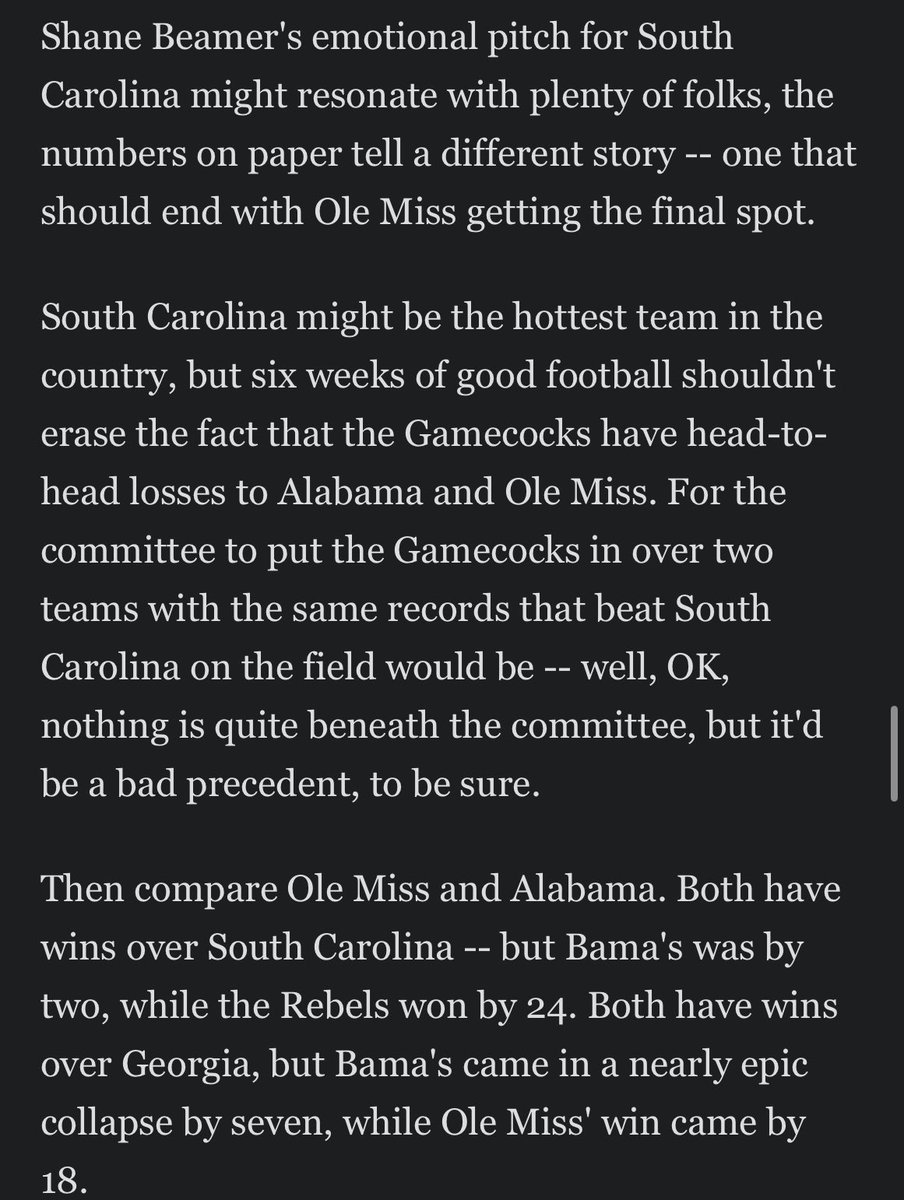 At least someone gets it. And from ESPN at that, very shocking but a big thank you to <a href="/ADavidHaleJoint/">💫🅰️♈️🆔</a>. Retweet for good pub <a href="/Lane_Kiffin/">Lane Kiffin</a> we need all eyes on this
