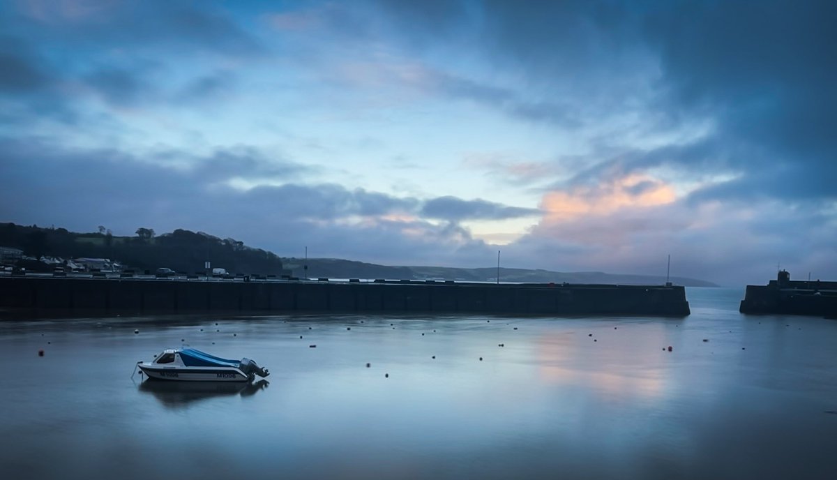 As the rain blew through on a trip to Saundersfoot yesterday