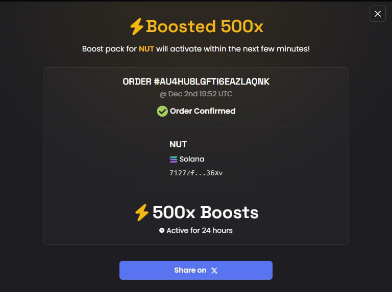 500x DEXBOOST ENABLED 🔒