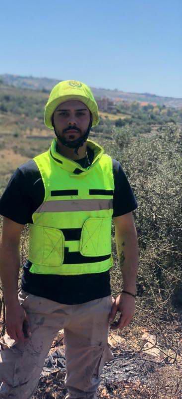 *♦️إرتقاء الشهيد  المسعف حسن محمد علاء الدين من بلدة مجدل سلم*